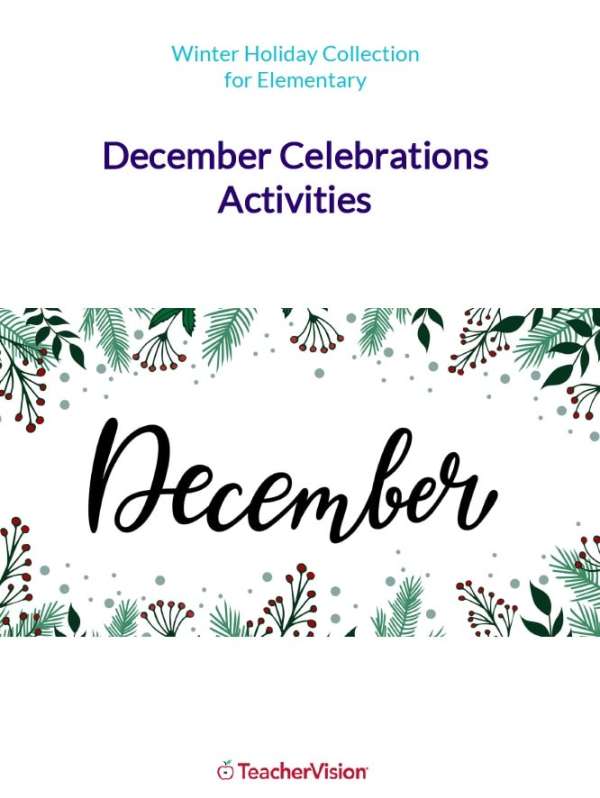 Winter holiday activities for elementary students